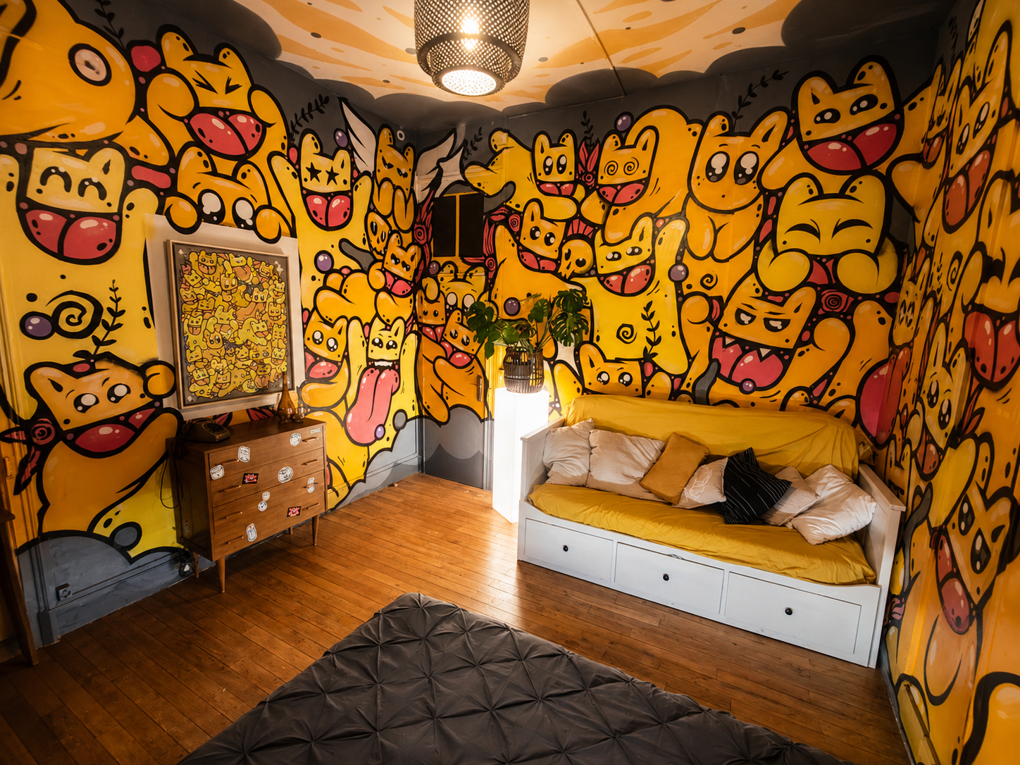 Chambre El Mootmoot et banquette