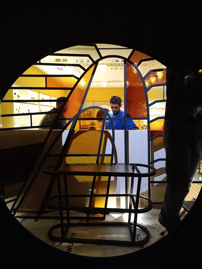 Vitrine métallique