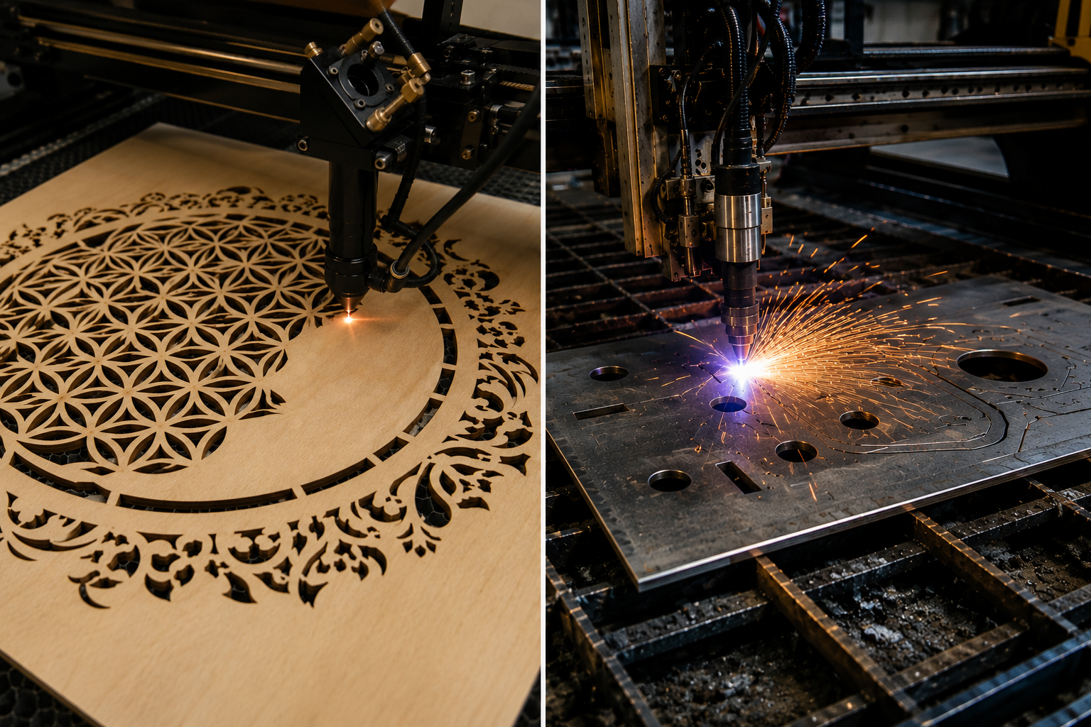 Découpe numérique laser & plasma